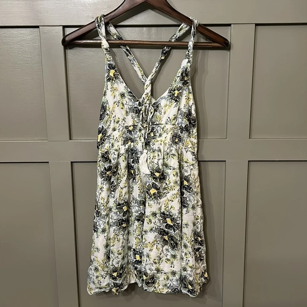 FREE People Washed Ashore Floral Printed Mini Dress Size Small